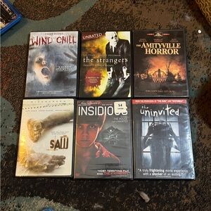 Scary movie DVD bundle